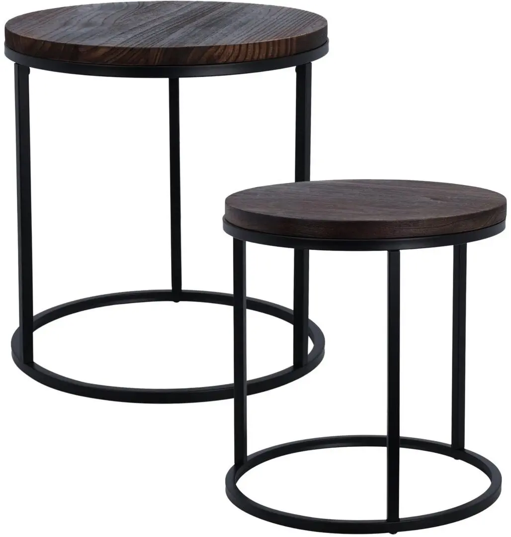 Set masute pentru reviste Excellent Houseware 279284 (Brown/Black) - 2