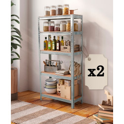 Набор стеллажей Strend Pro 221193 (Silver/Brown)