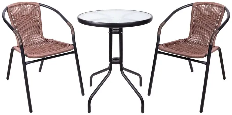 Комплект садовой мебели Strend Pro Alesia (Brown/Black) - 2