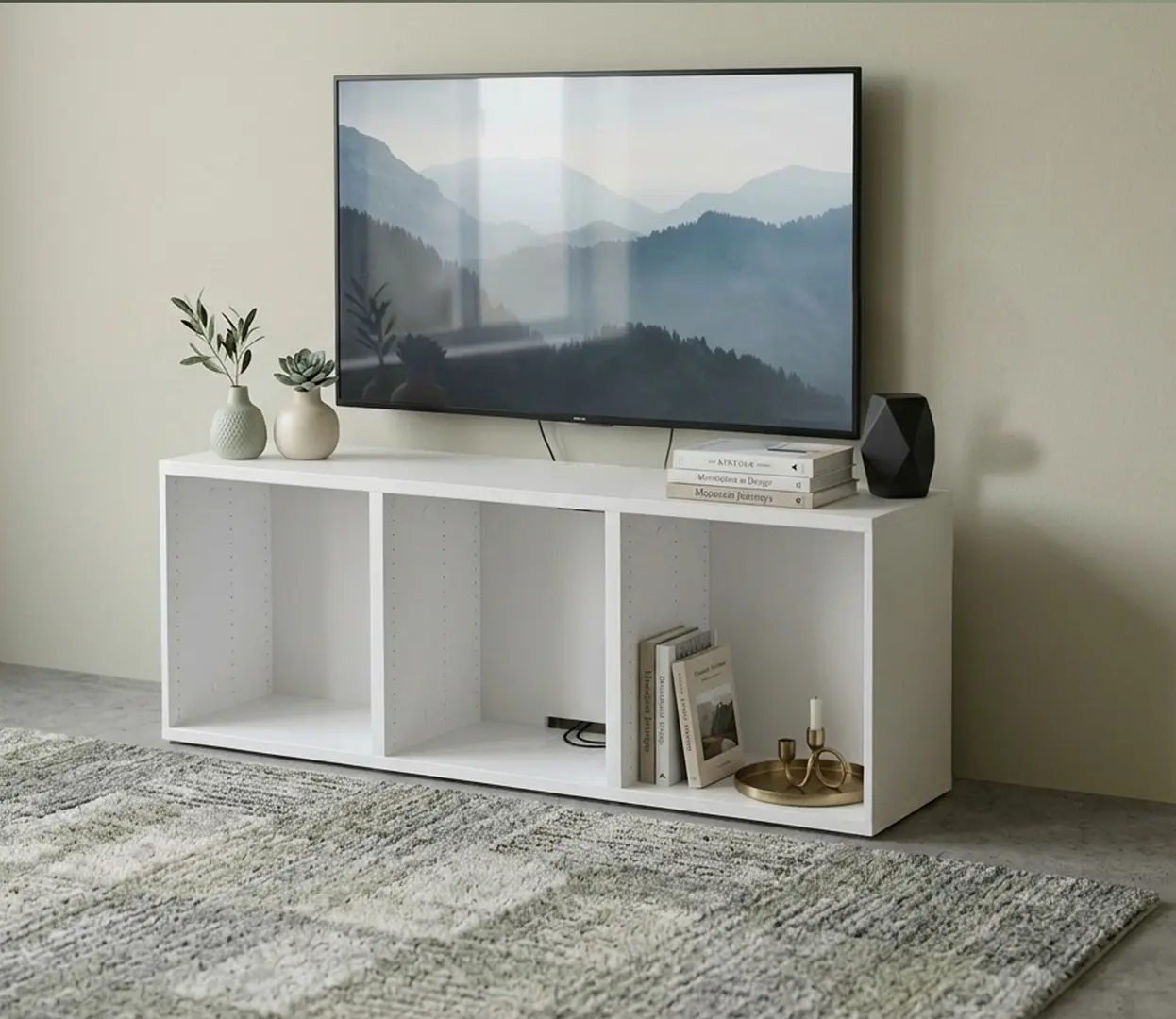 Tumba pentru TV Ikea Besta 180x40x64 (Alb)