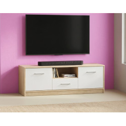 Тумба РТВ Mobhaus Teyo 2D1S (White/Sonoma Oak)