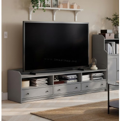 Тумба РТВ Ikea Hauga 206x46x54 (Серый)