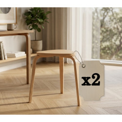 Set taburete Ikea Kyrre (Mesteacan)