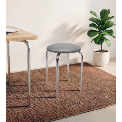 Taburet DP Chico V-2 (Gray/Chrome)