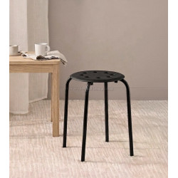 Taburet Ikea Marius (Negru)