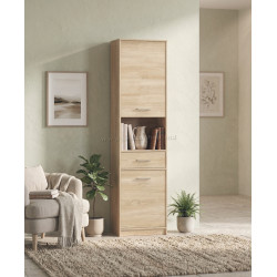 Пенал Mobhaus Teyo 2D1S (Sonoma Oak)