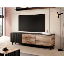 Тумба РТВ Halmar Random RTV-2 (Wotan Oak/Black)