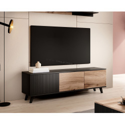 Тумба РТВ Halmar Random RTV-1 (Wotan Oak/Black)