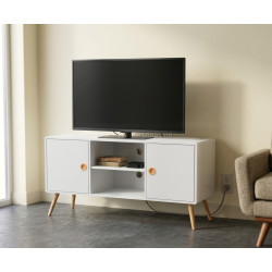 Тумба РТВ Halmar Malmo RTV1 (White/Beech)
