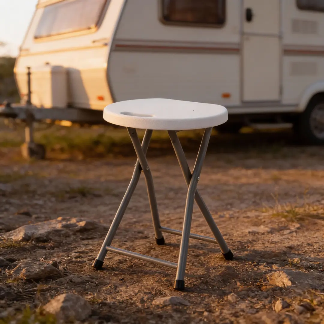 Taburet camping GardenLine ZUM9637 (White)