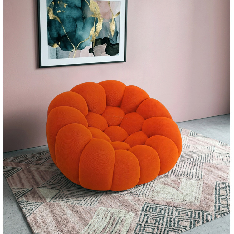 Fotoliu fara carcasa Synonym Puffa (Orange)