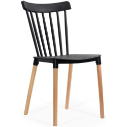 Scaun Prestige Chairs HRC 595 (Black/Natural) Thumb