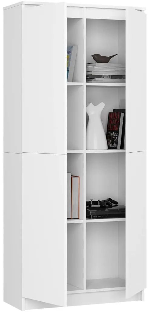 Dulap Akord R80 2D 8P (White) - 2