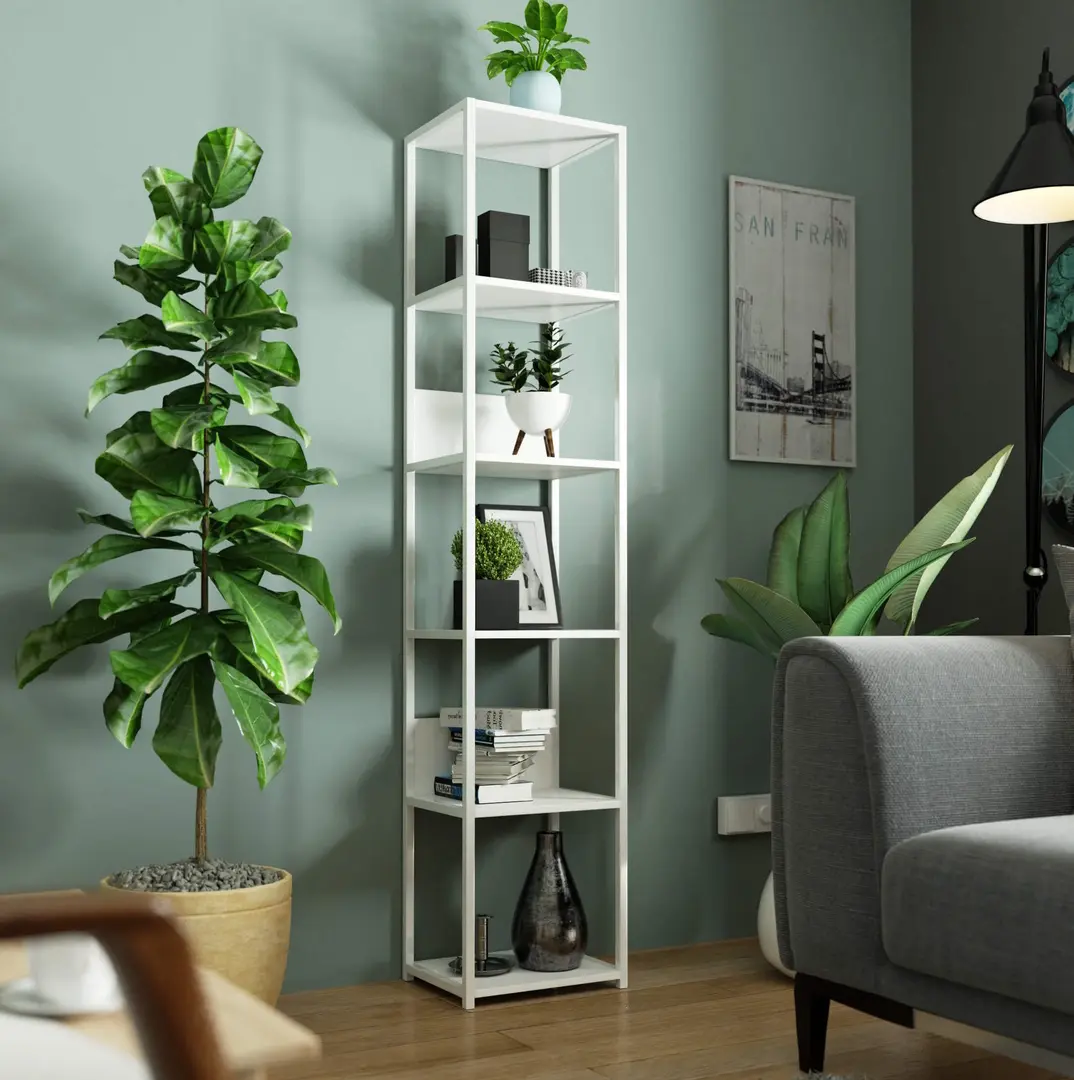 Etajera Akord Loft 40 6P (White)