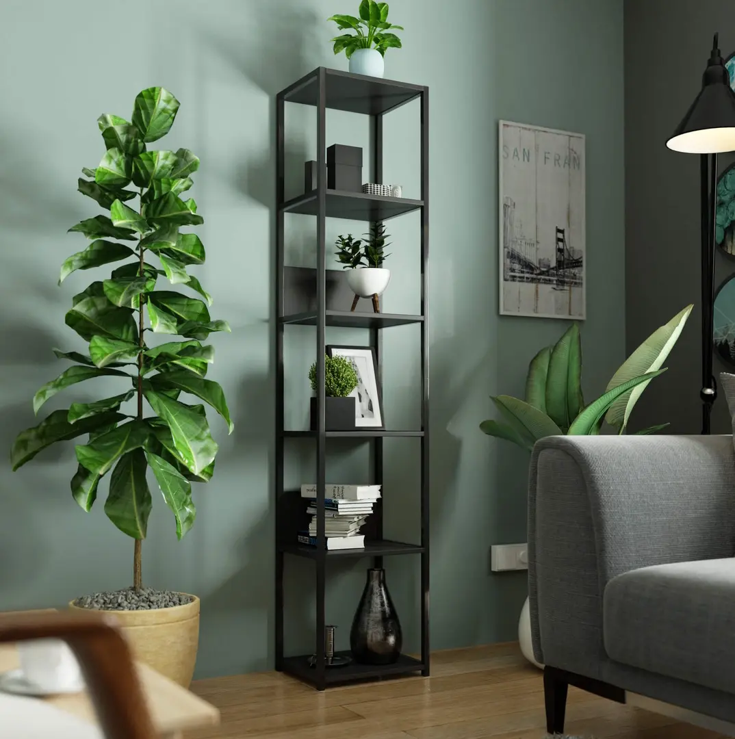 Стеллаж Akord Loft 40 6P (Black)