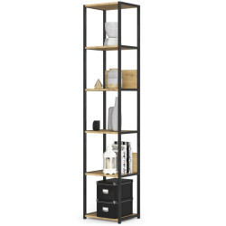Стеллаж Akord Loft 40 6P (Black/Artisan Oak) Thumb
