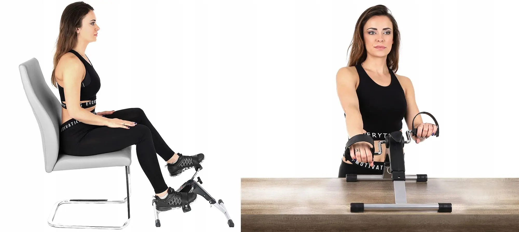 Mini bicicleta fitness Malatec Basic 9642 (Black/Inox)