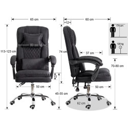 Кресло Prestige Chairs OFF 936 (Black) Thumb