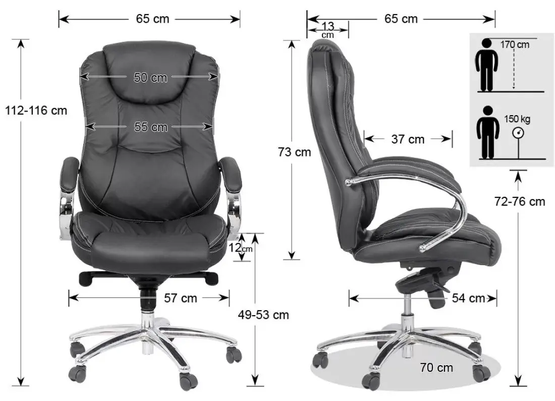 Кресло Prestige Chairs OFF 316 (Grey) - 8