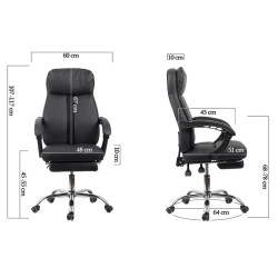 Кресло Prestige Chairs OFF 321 (Black) Thumb