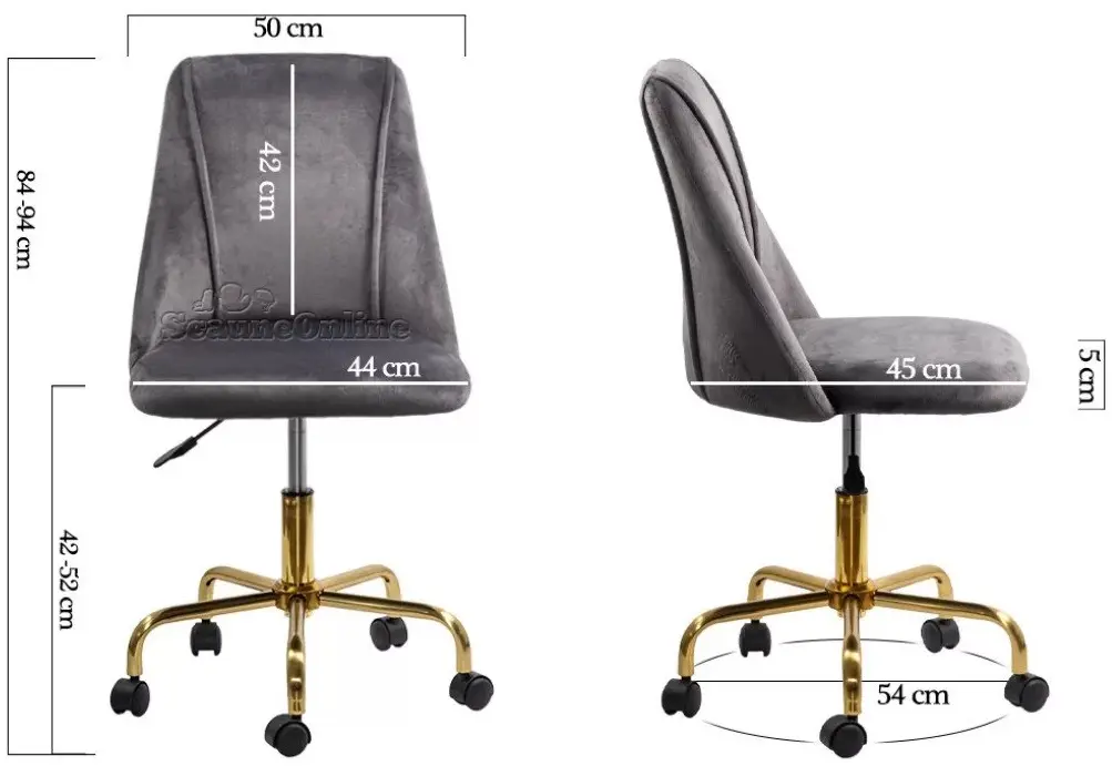 Стул Prestige Chairs OFF 642 (Grey) - 7