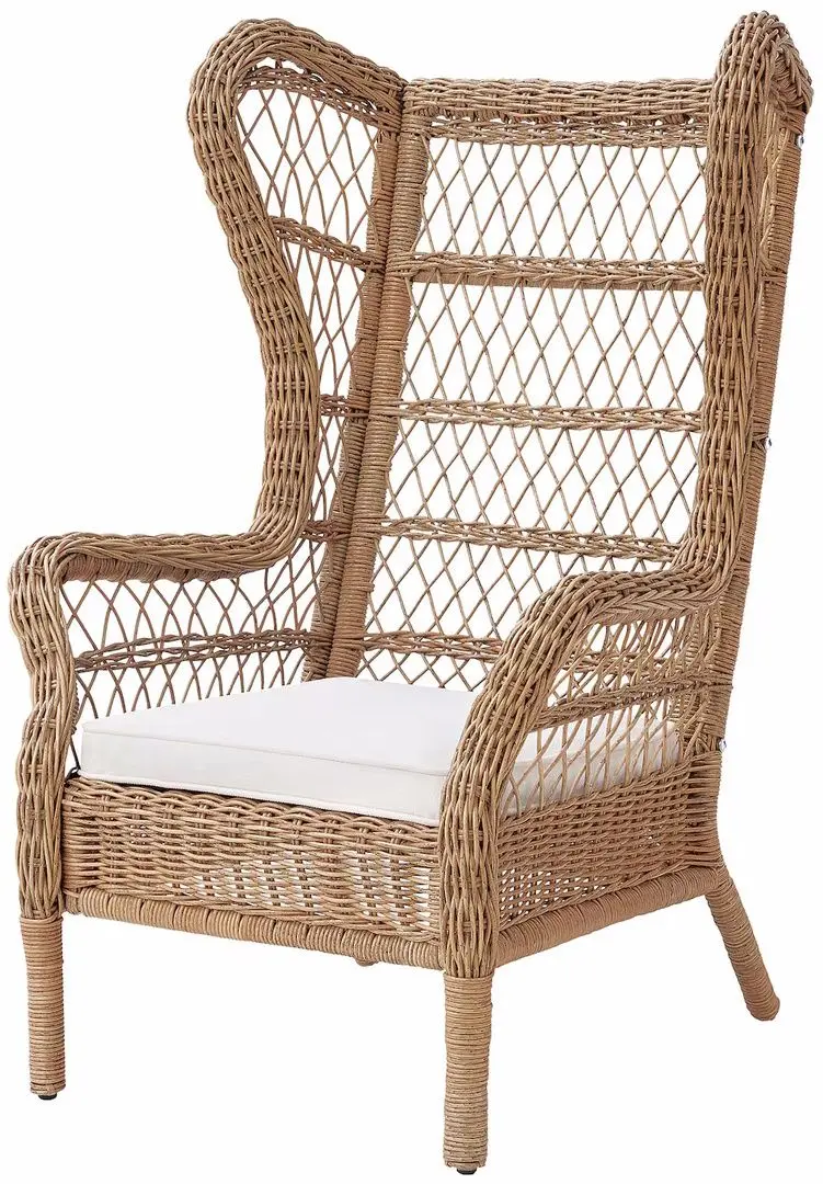 Кресло Ikea Risholmen/Jarpon/Duvholmen с подлокотниками (Белый)