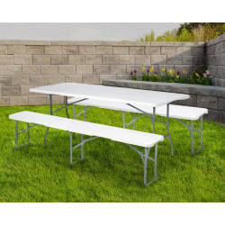 Set mobilier de gradina Plonos 440300 (White)