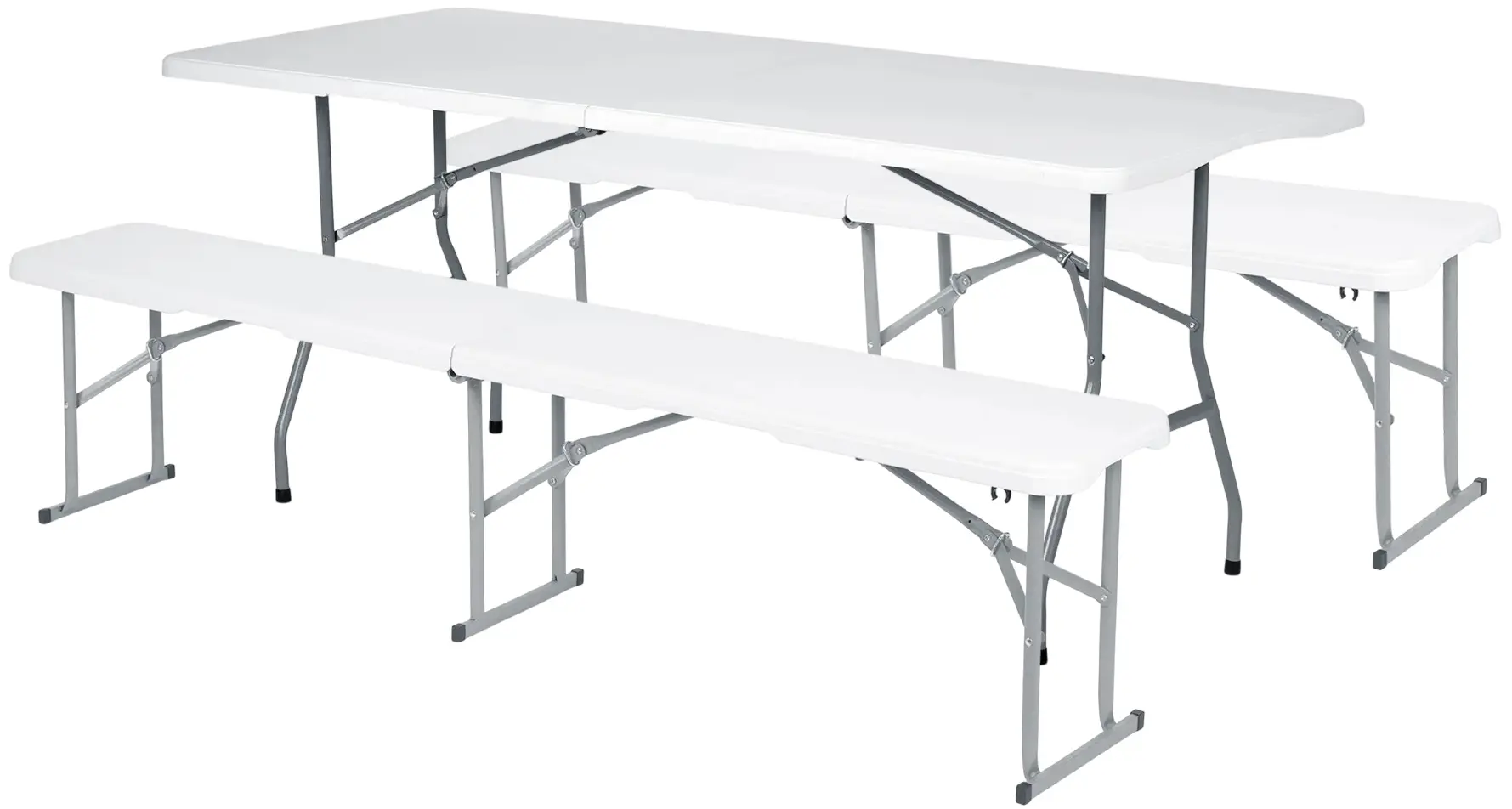 Set mobilier de gradina Plonos 440300 (White) - 2