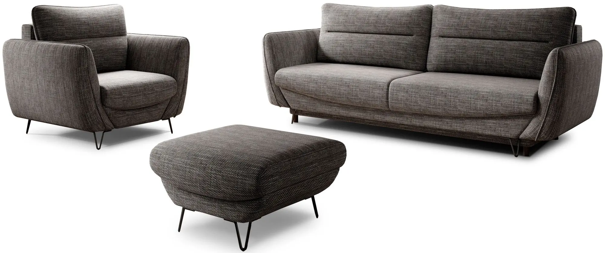 Набор мягкой мебели Eltap Silva Marte 130 (Gray-Beige)