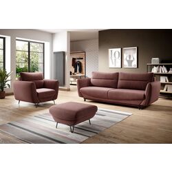 Набор мягкой мебели Eltap Silva Lukso 24 (Antique Pink)