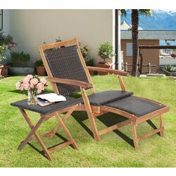 Set mobilier de gradina Costway HW70244 (Brown/Natural)