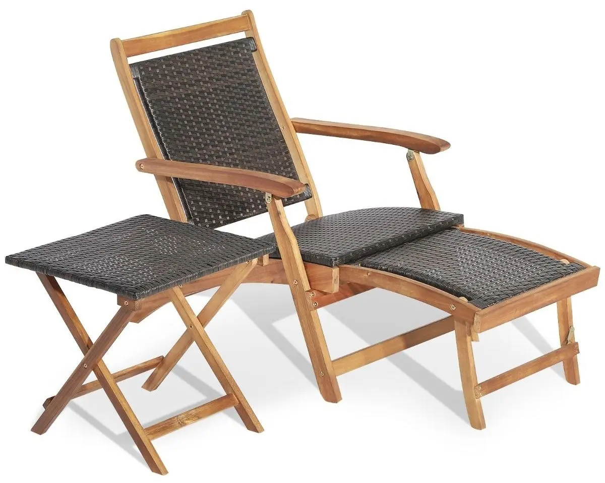 Комплект садовой мебели Costway HW70244 (Brown/Natural)