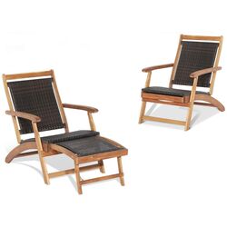 Комплект садовой мебели Costway HW70244 (Brown/Natural) Thumb