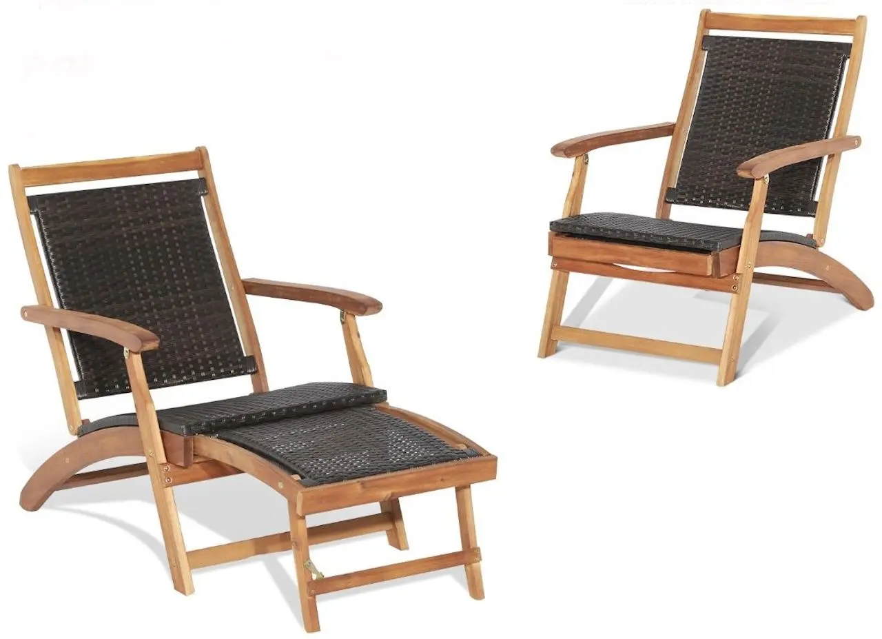 Комплект садовой мебели Costway HW70244 (Brown/Natural)