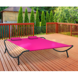 Шезлонг VidaXL 313532 (Pink)