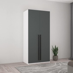 Dulap Mobildor Smart-Home bara 0.80x0.56x2.0 (White/Anthracite)