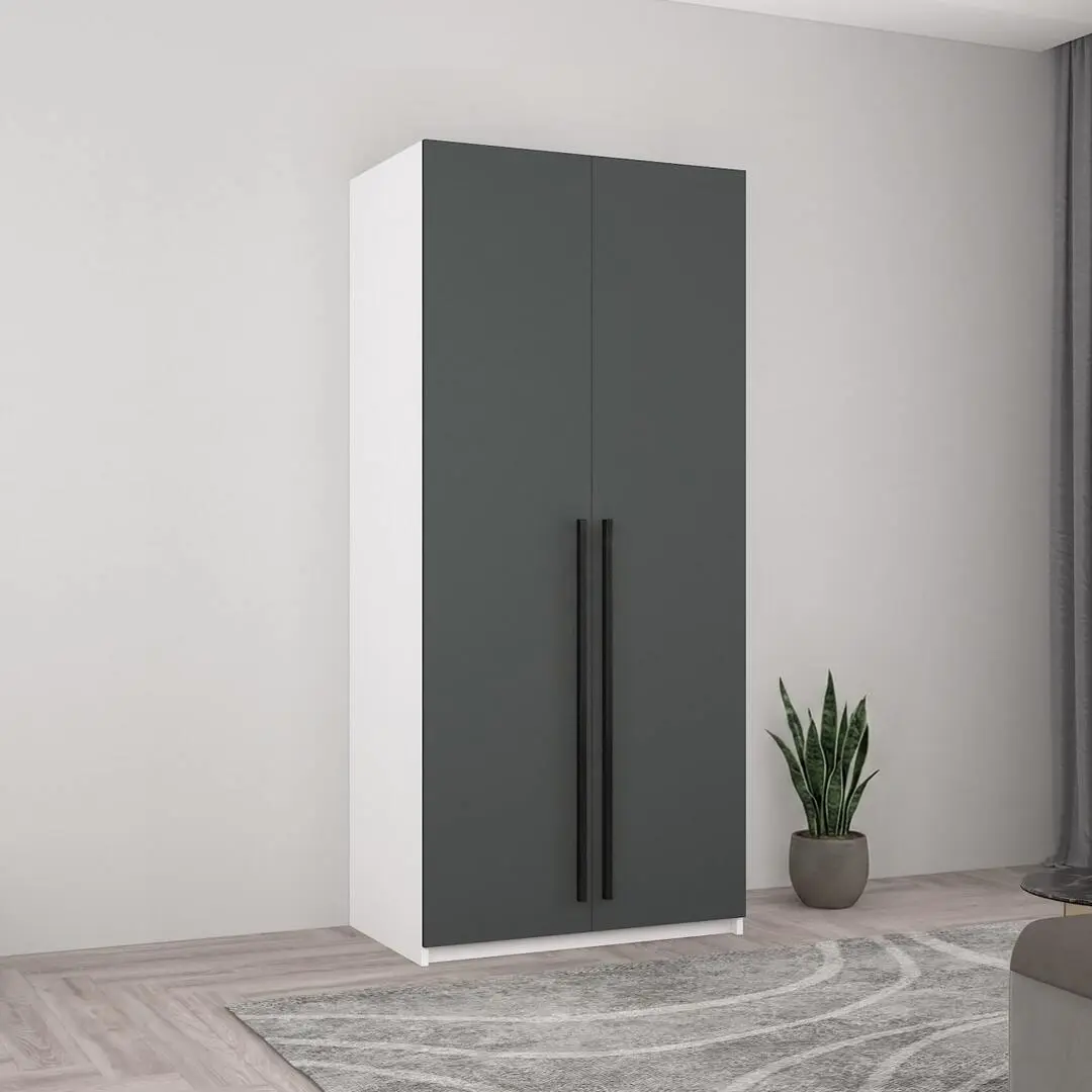 Шкаф Mobildor Smart-Home штанга 0.80x0.56x2.0 (White/Anthracite)