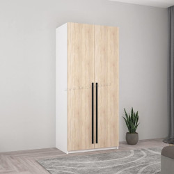 Dulap Mobildor Smart-Home bara 0.80x0.56x2.0 (White/Sonoma Oak)