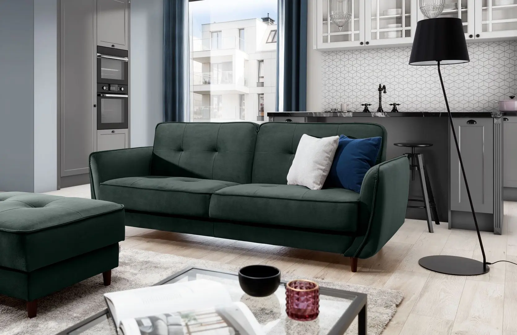 Диван Eltap Bellis Riviera 38 (Dark Green)