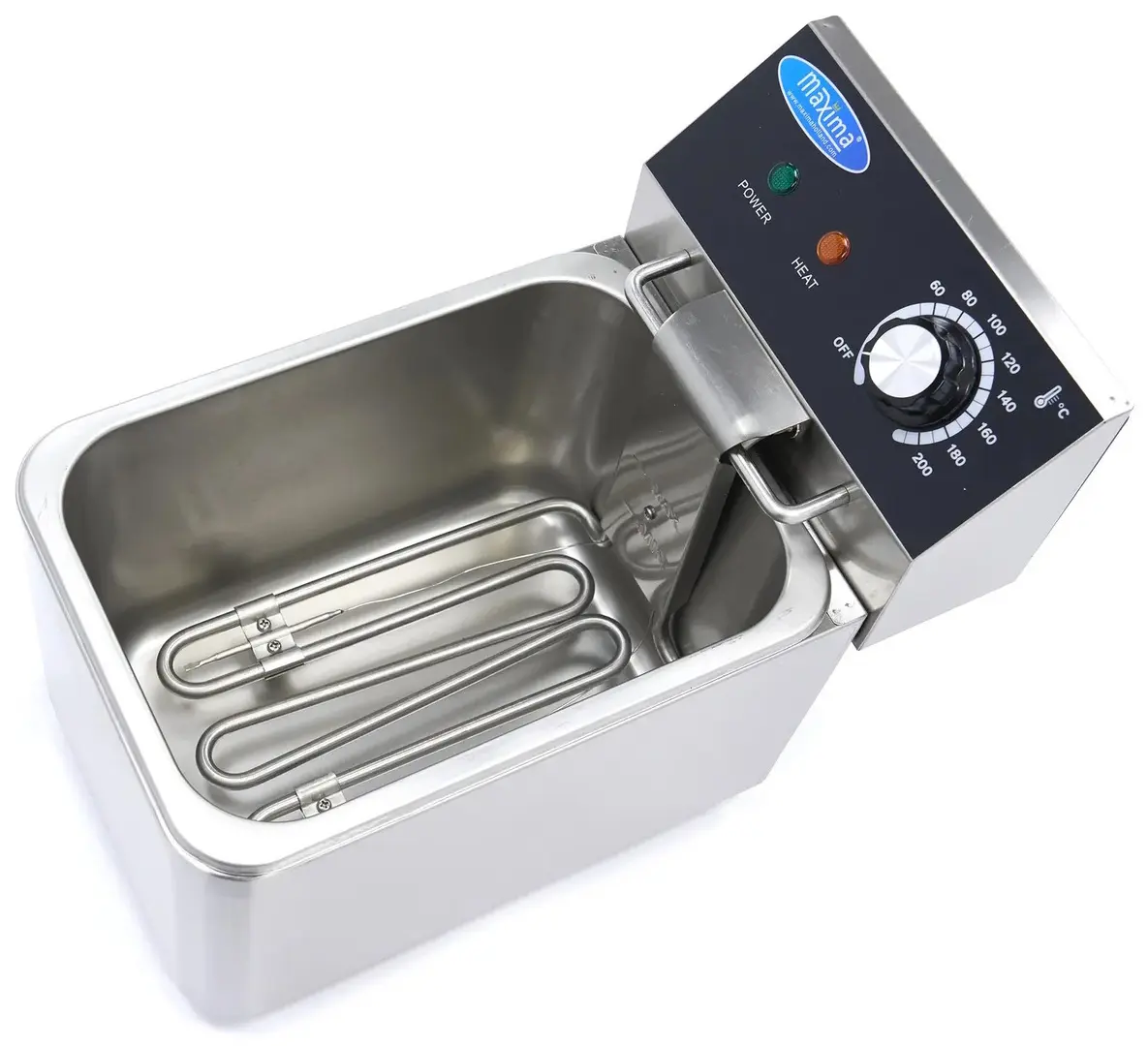 Фритюрница электрическая Maxima 09365211 (Inox/Black) - 3