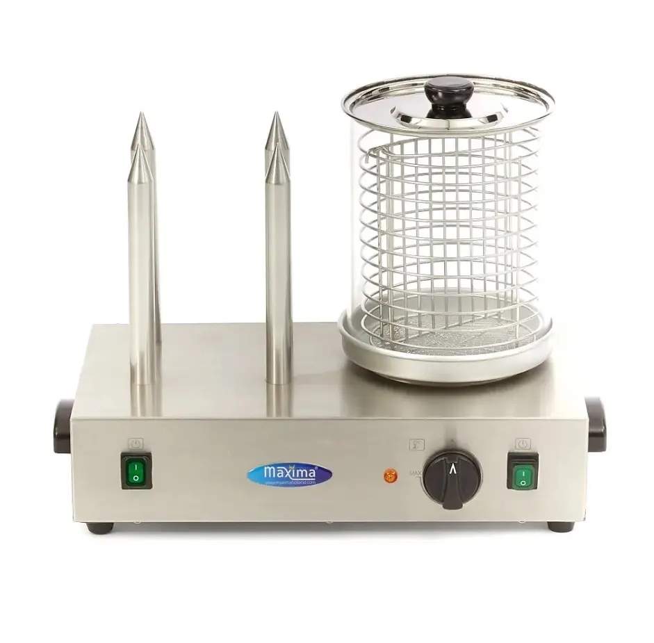 Incalzitor de hot-dog Maxima 9300585 (Inox) - 2