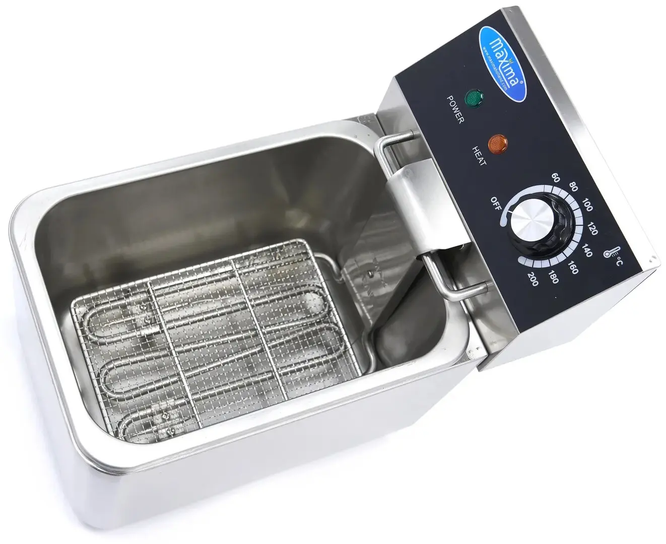Фритюрница электрическая Maxima 09365211 (Inox/Black) - 4