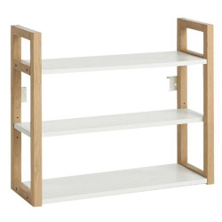 Etajera GoodHome Nantua 64.5x53x20 (White/Wood) Thumb