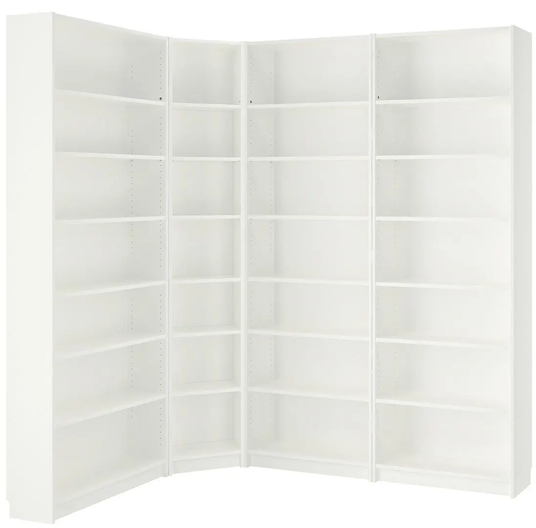 Стеллаж Ikea Billy 215/135x28x237 (Белый) - 3