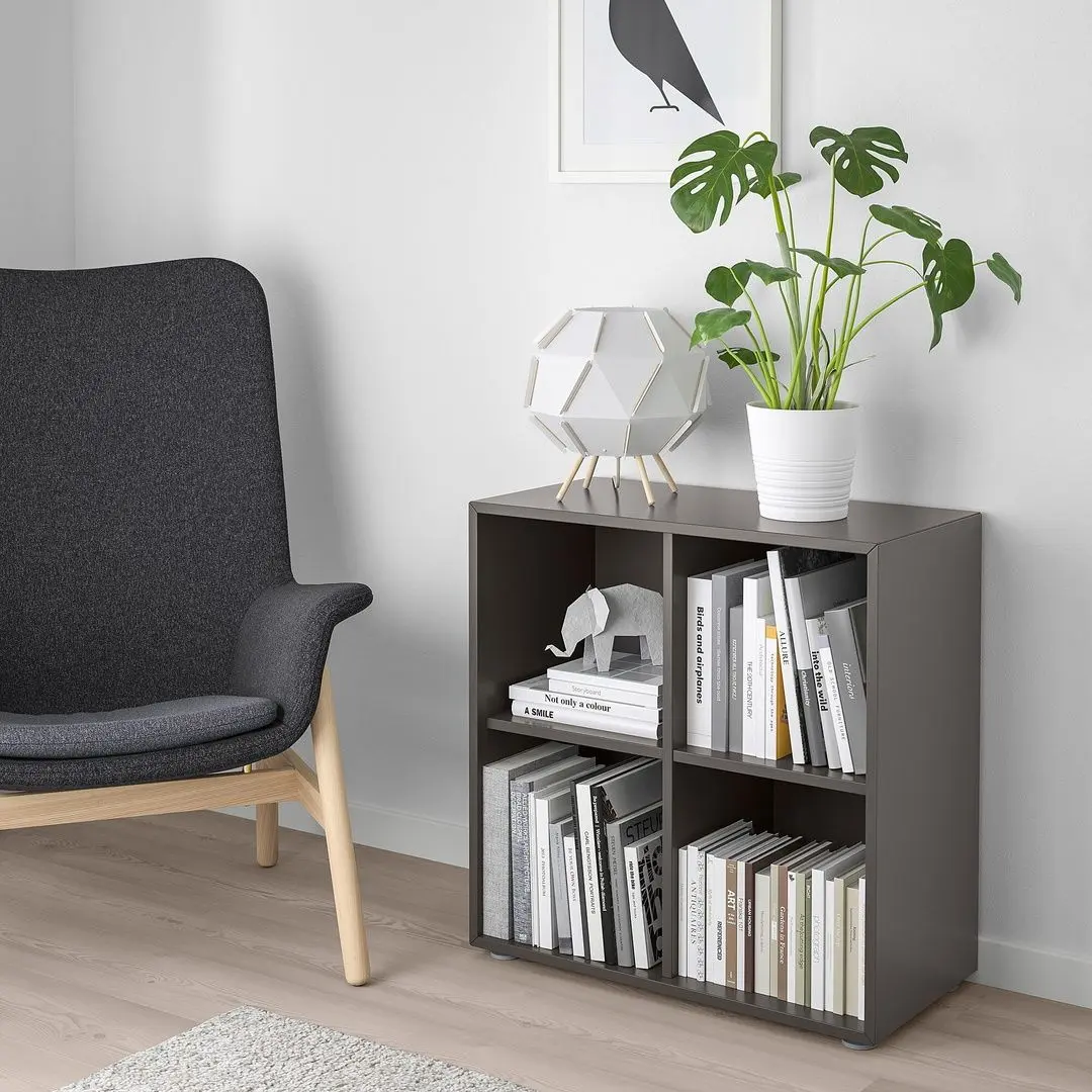 Dulap combinat Ikea Eket cu picioare 70x35x72 (Gri inchis)