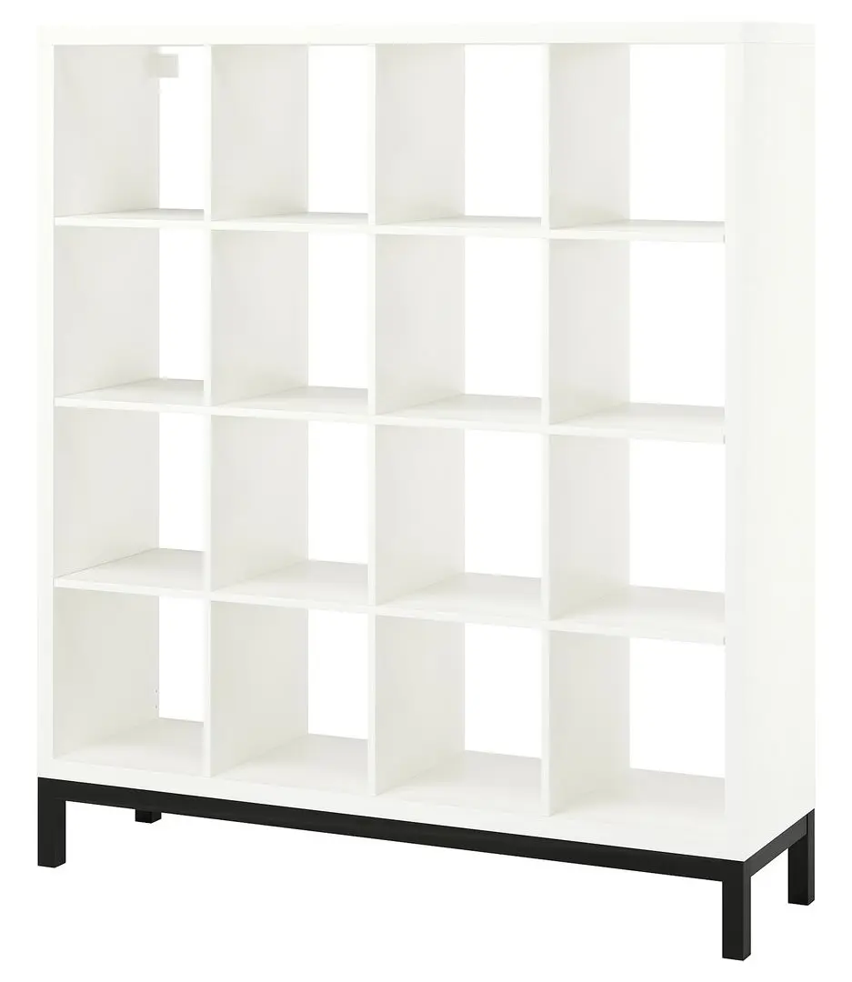 Стеллаж Ikea Kallax 147x164 (Белый/Черный) - 2