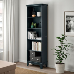 Etajera Ikea Lommarp 65x199 (Albastru Inchis-verde)