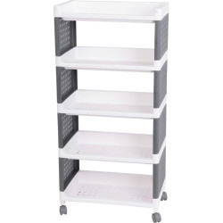 Стеллаж MagicHome Rolly 2212846 (Grey/White) Thumb