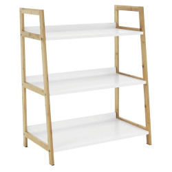Стеллаж Tempo Kondela Koen Typ 1 (White/Natural) Thumb