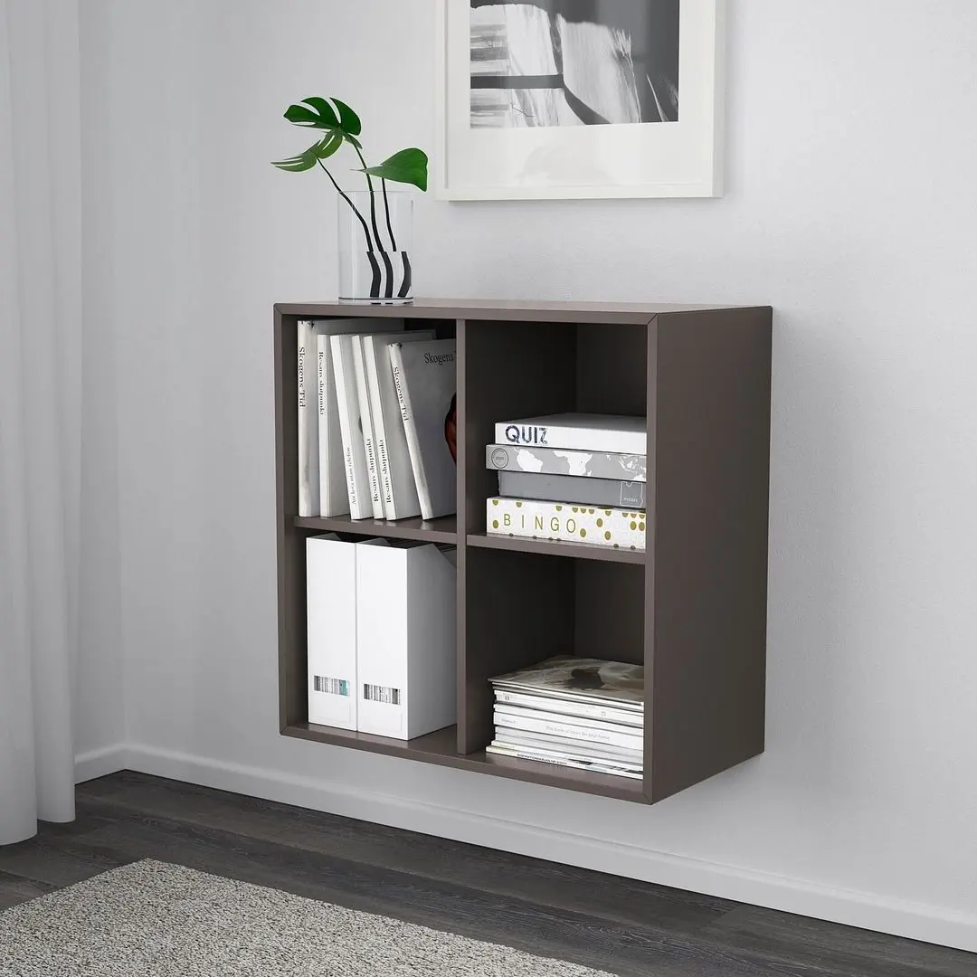 Etajera Ikea Eket cu sina 70x35x70 (Gri inchis)
